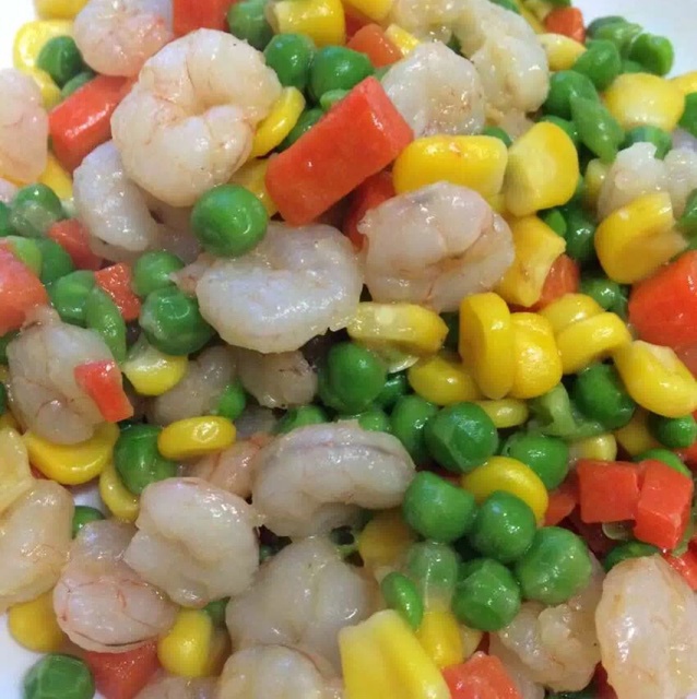三色炒虾仁