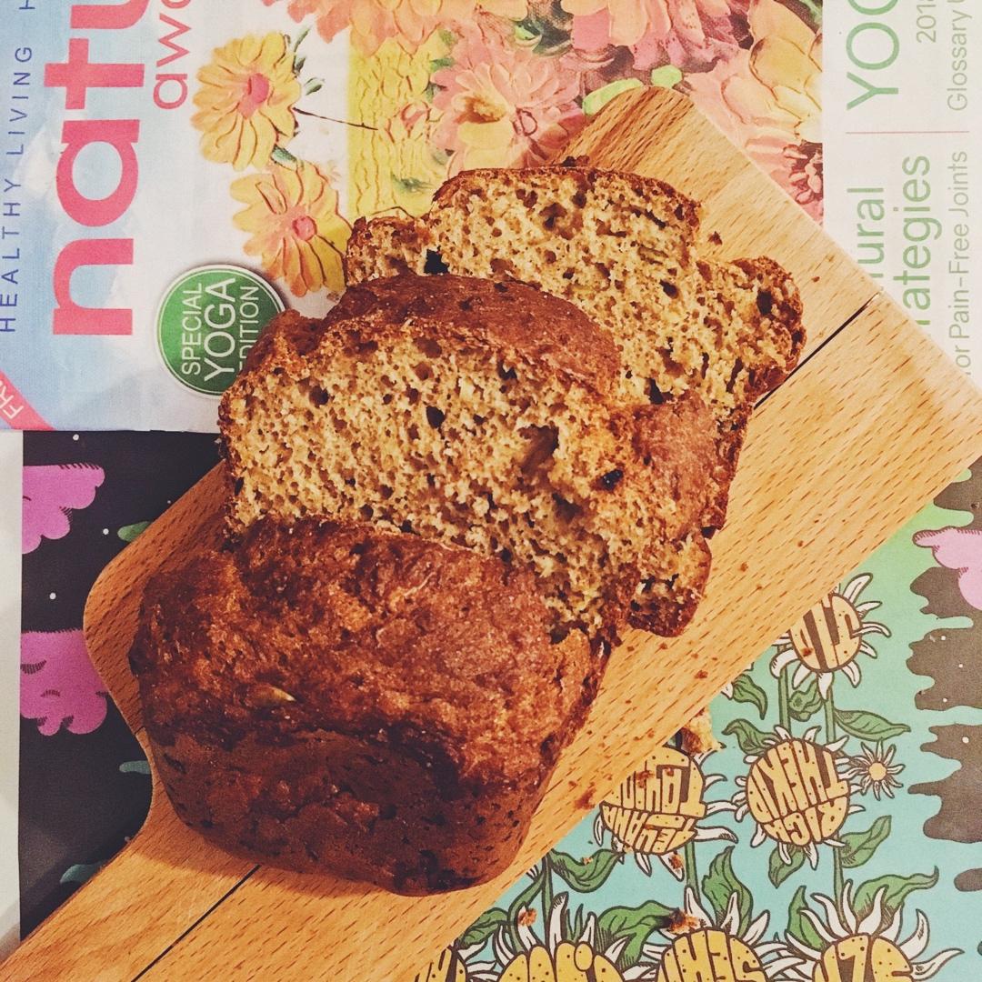 暖香燕麦苹果快手面包丨健康·烘焙