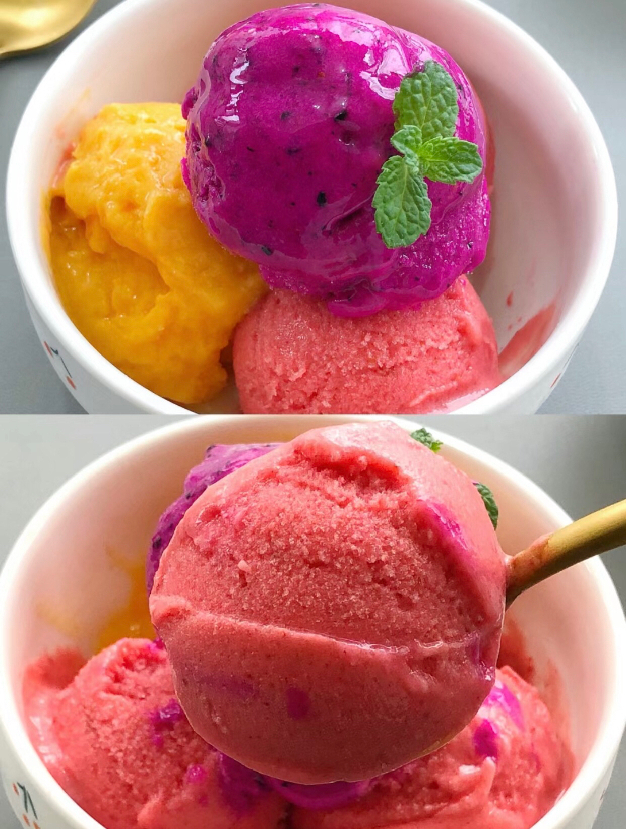 自制三种口味冰淇淋的做法