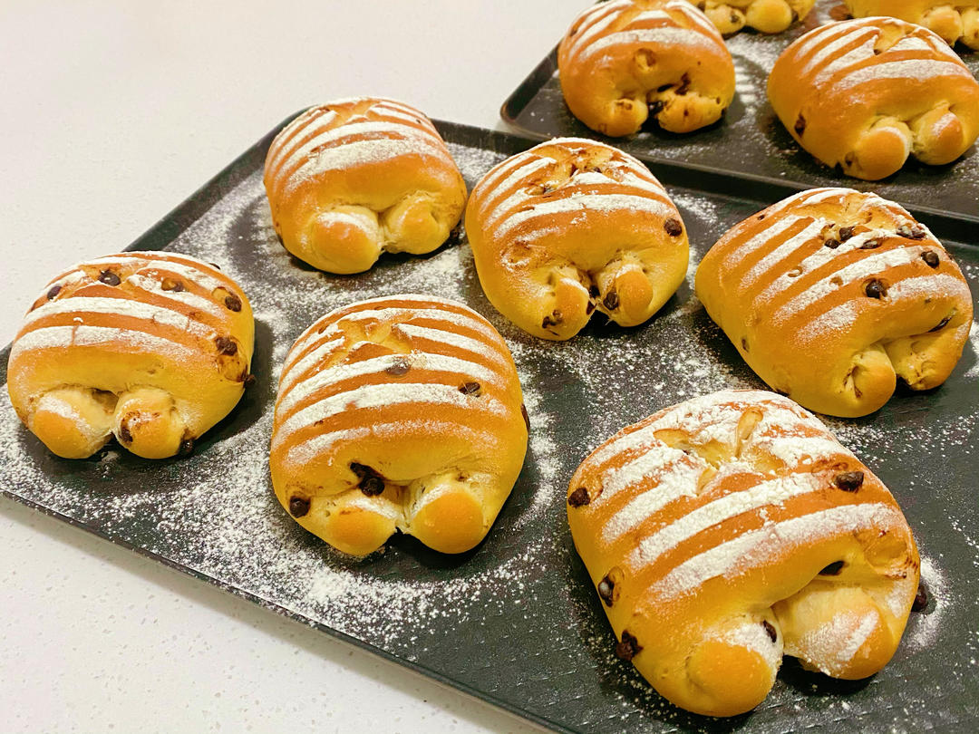 咖啡巧克力面包卷