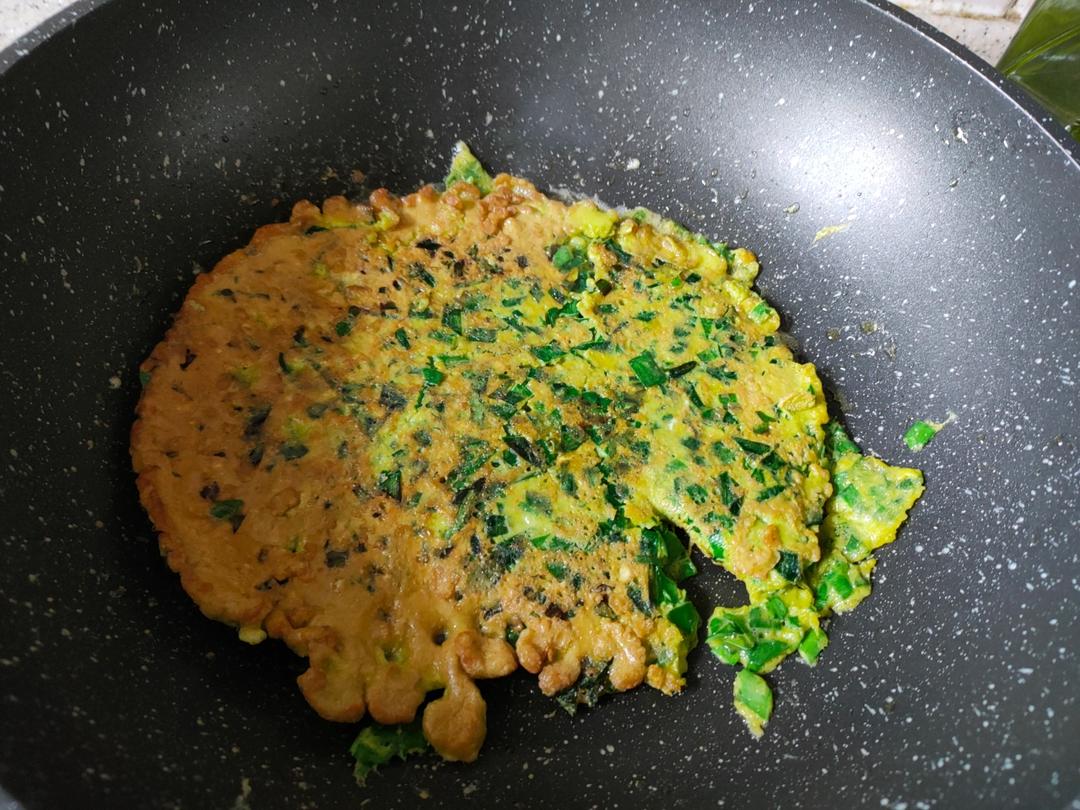 韭菜煎鸡蛋