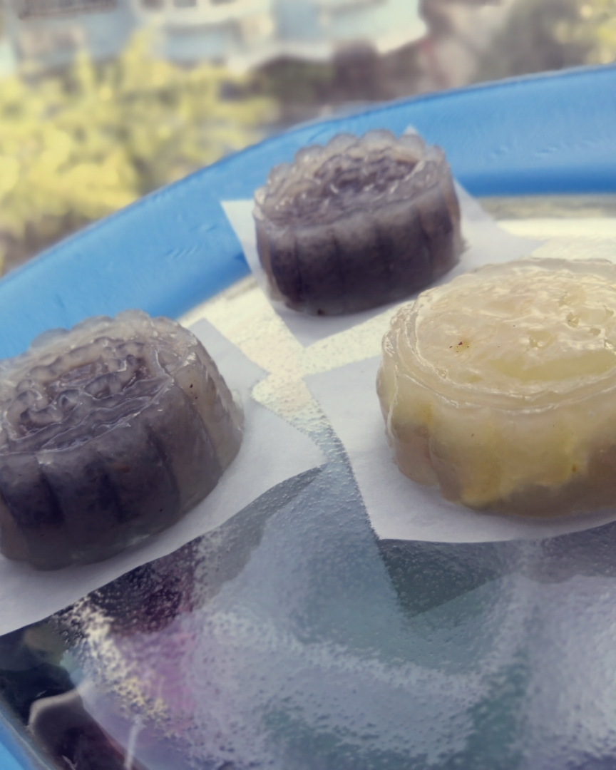 小美西米月饼—枣泥，榴莲双味的做法