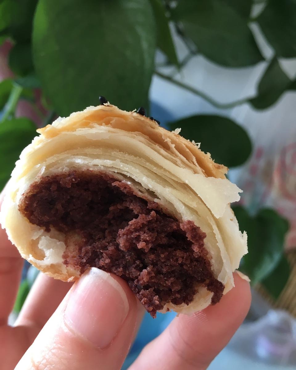 苏掉渣的红豆酥 紫薯酥 植物油版