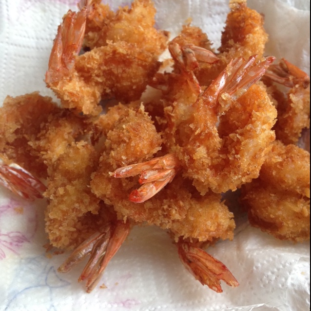 面包糠炸虾
