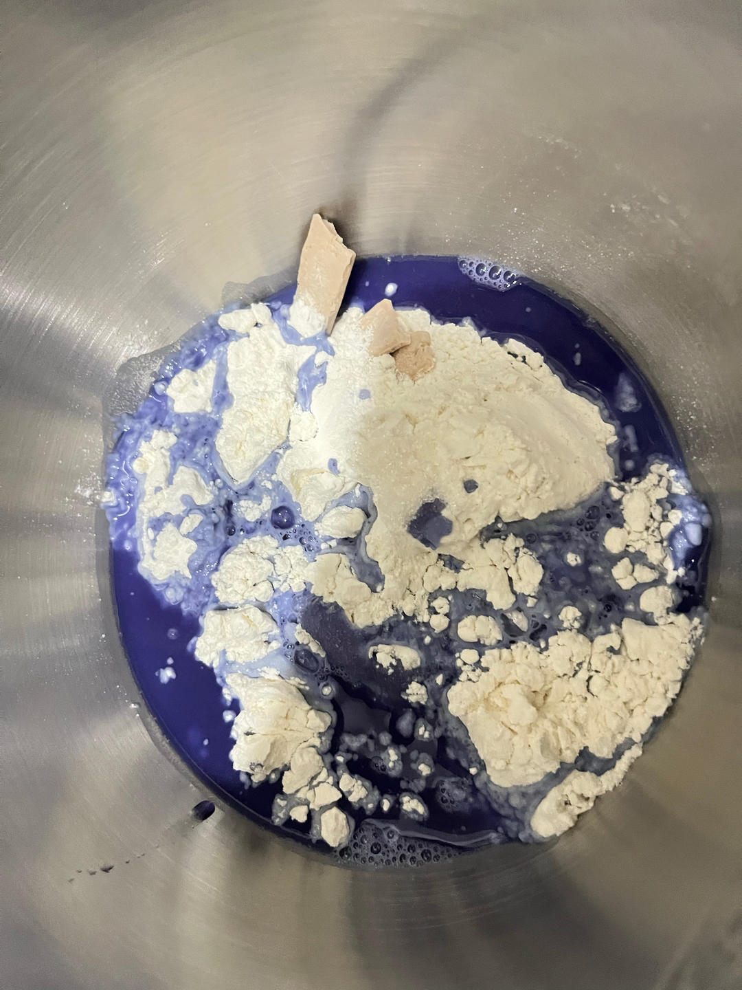 蝶豆花儿带来的❄️蓝色雪花小餐包