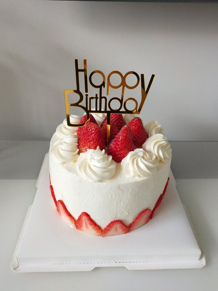 生日蛋糕6寸简单图片
