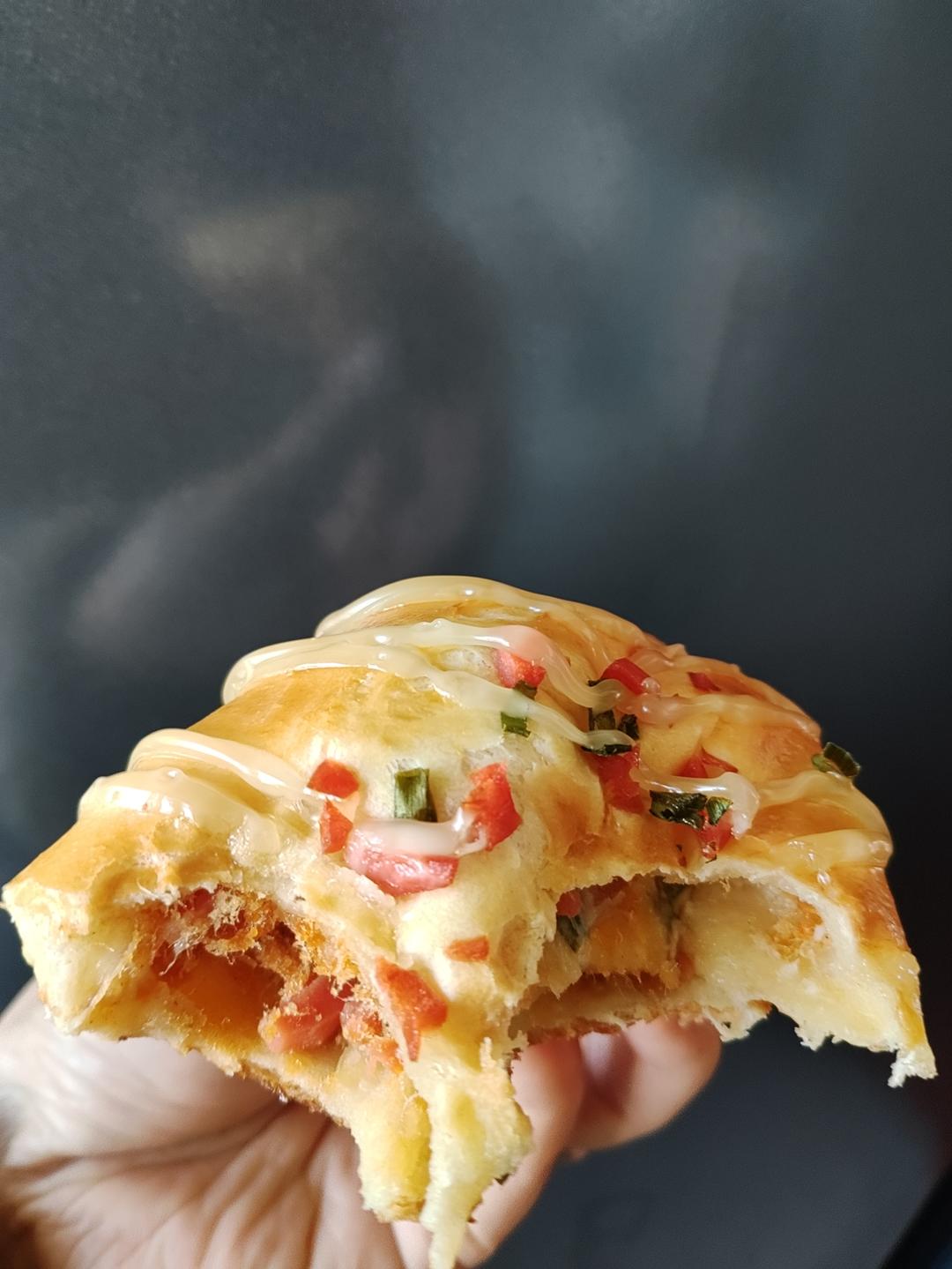 香葱火腿肉松面包