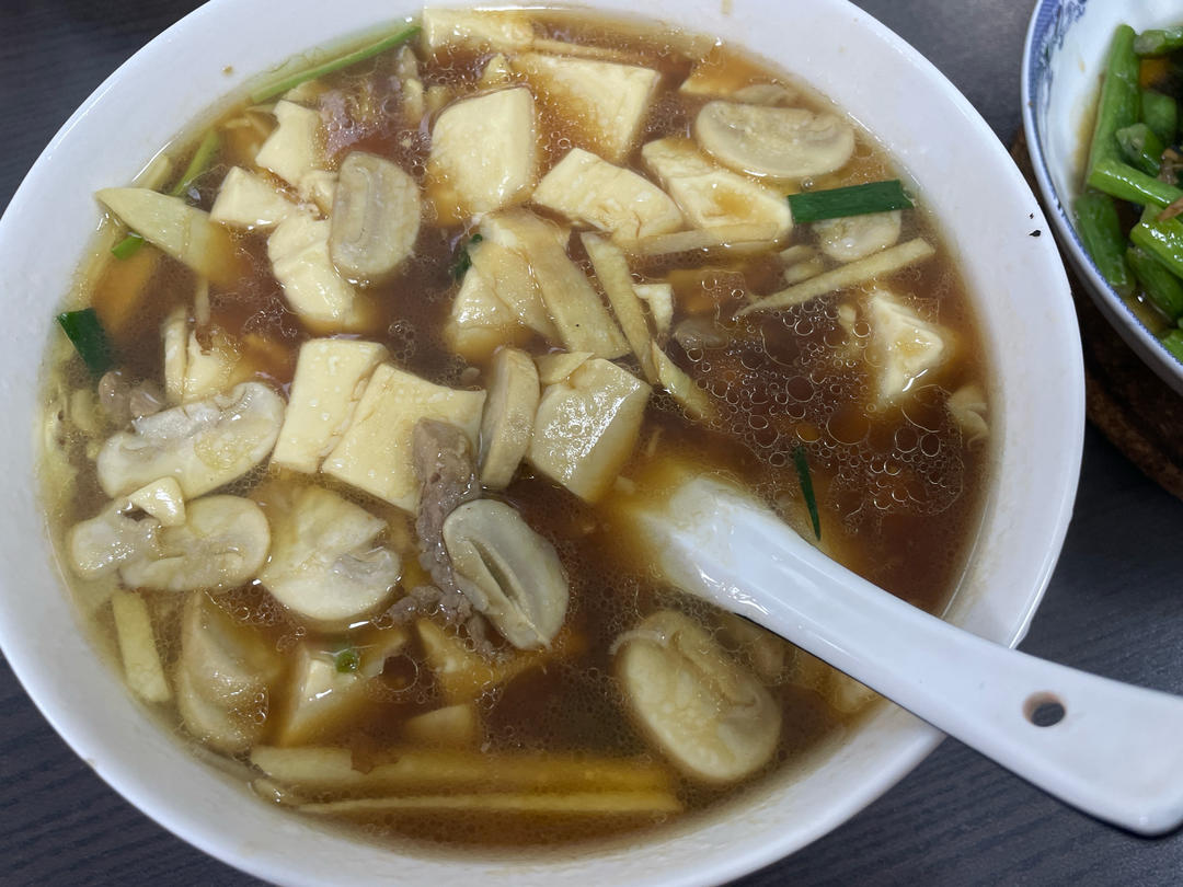 杭帮菜：冬笋肉丝豆腐