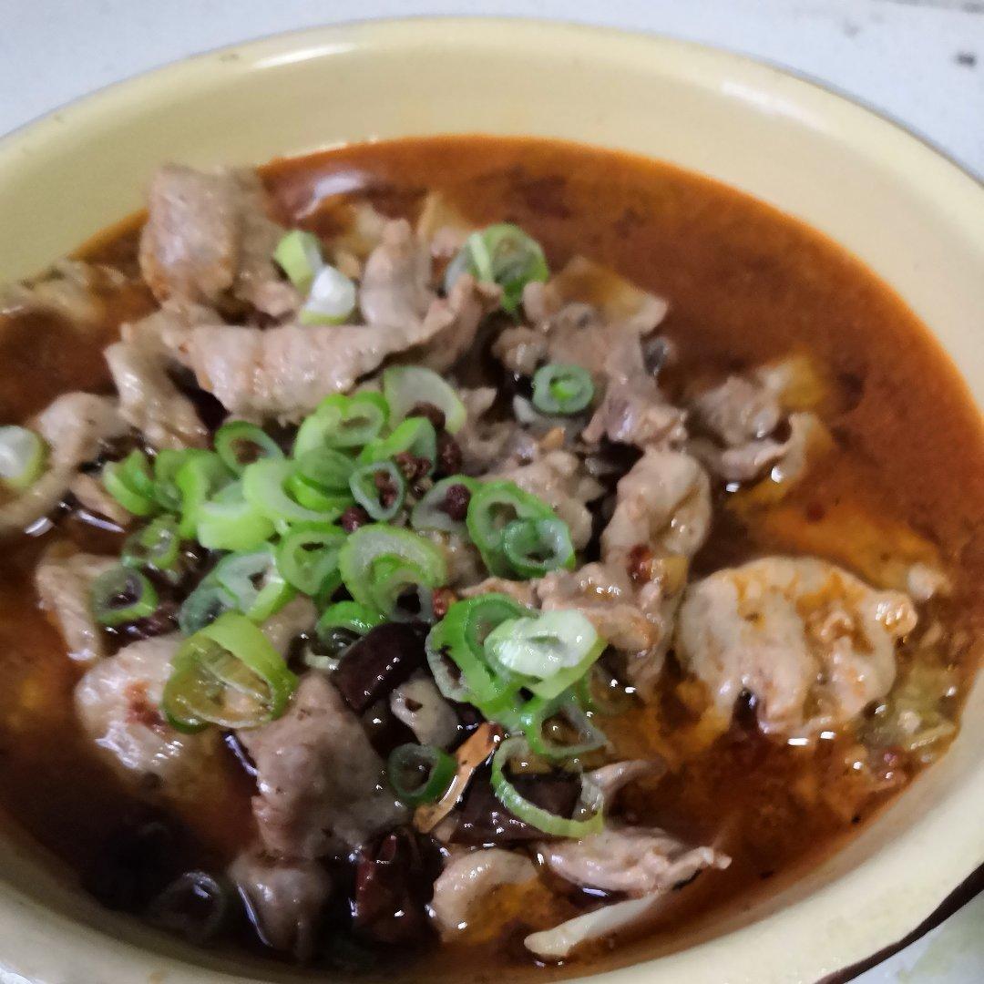家庭简易版水煮肉片