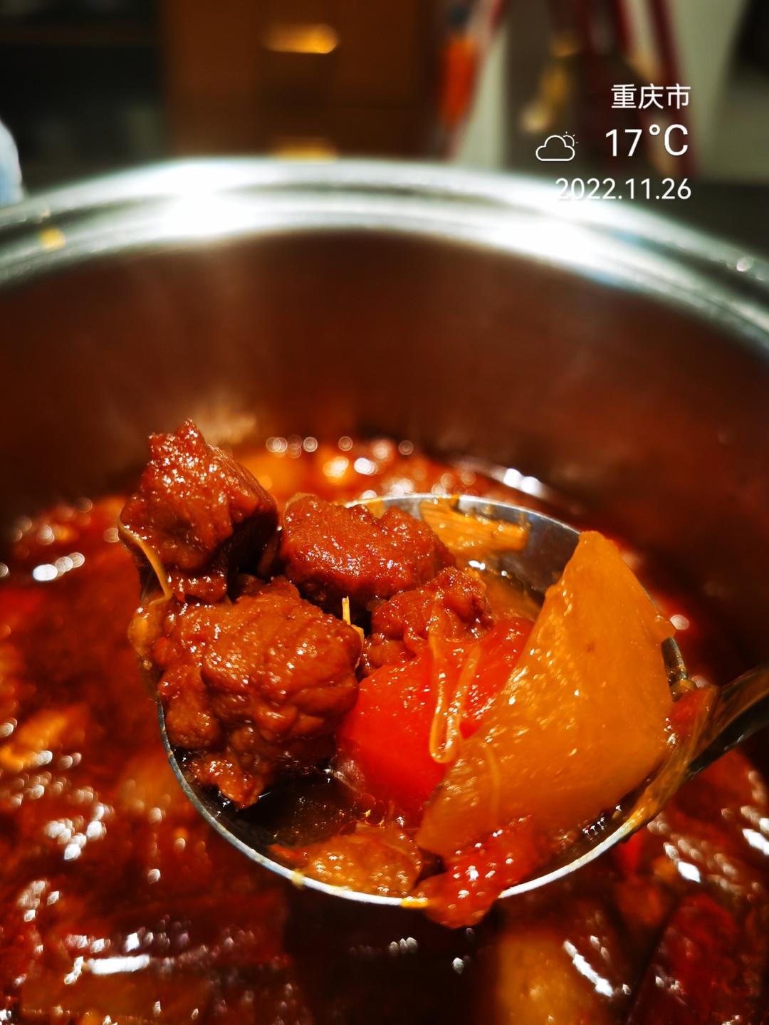 番茄土豆炖牛腩