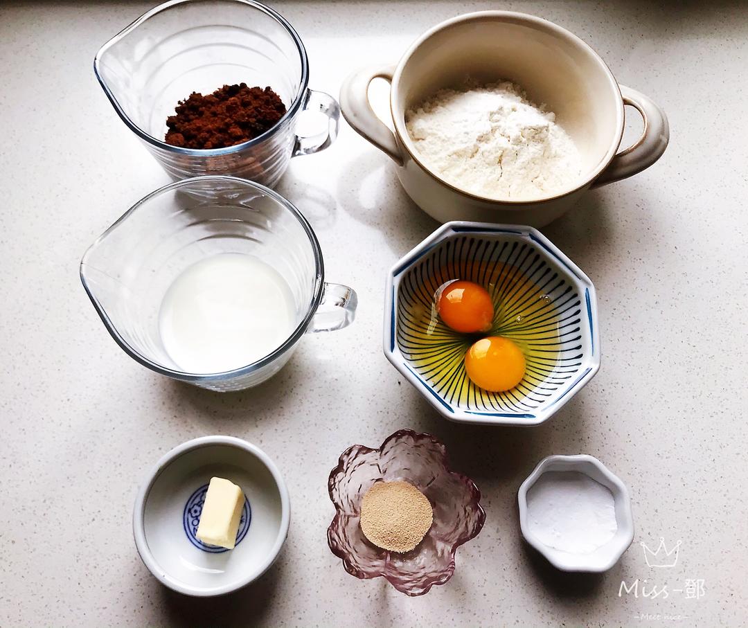 纯奶手撕吐司的做法 步骤1