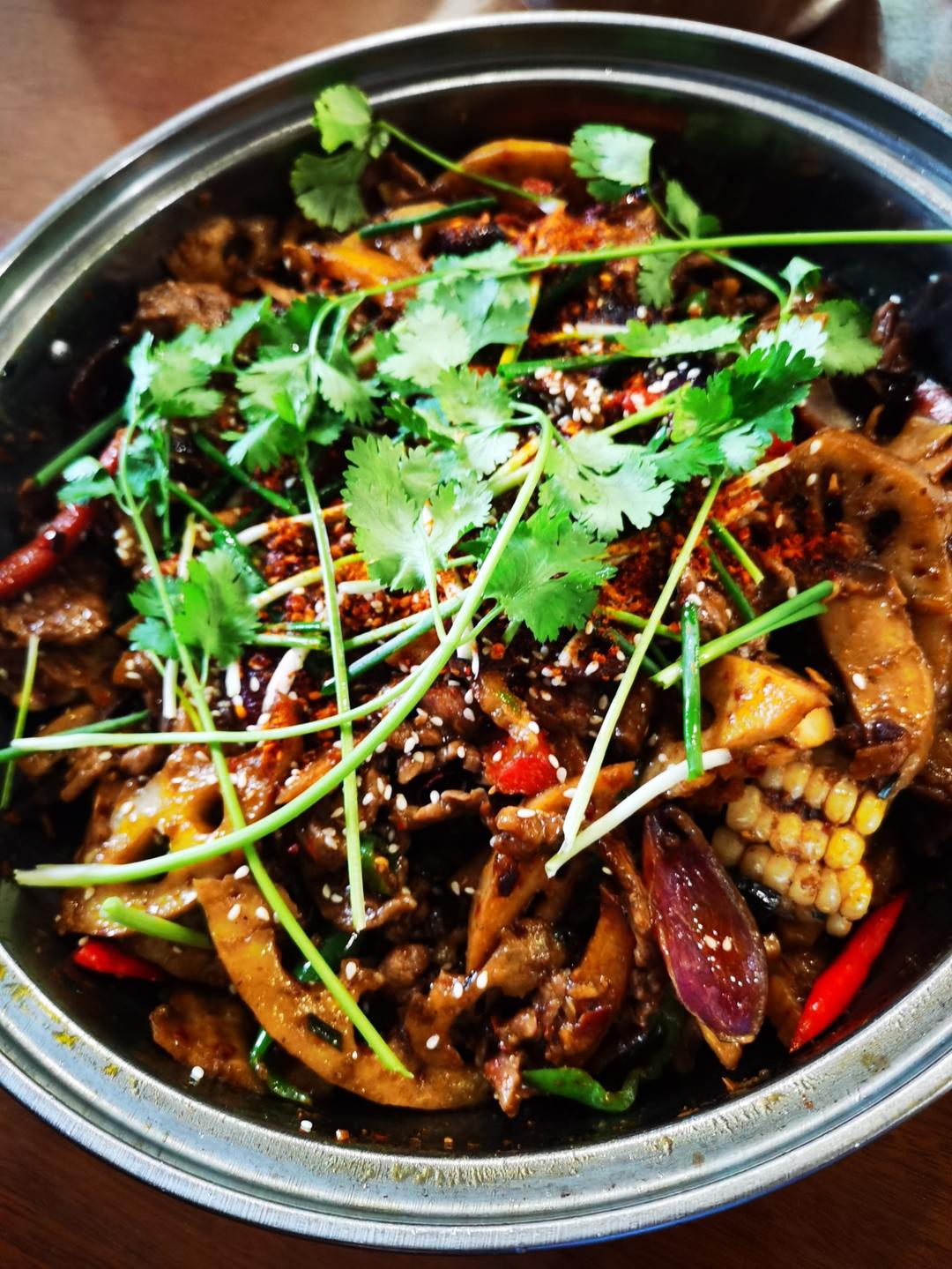 干锅牛肉