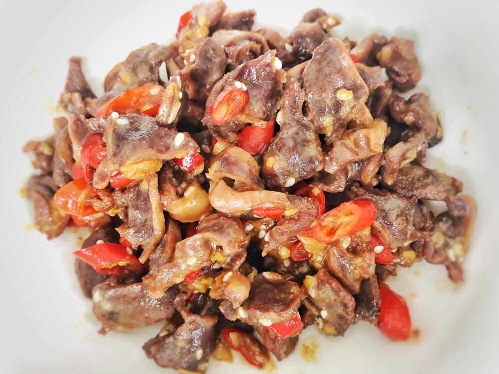 小米椒爆鸡胗