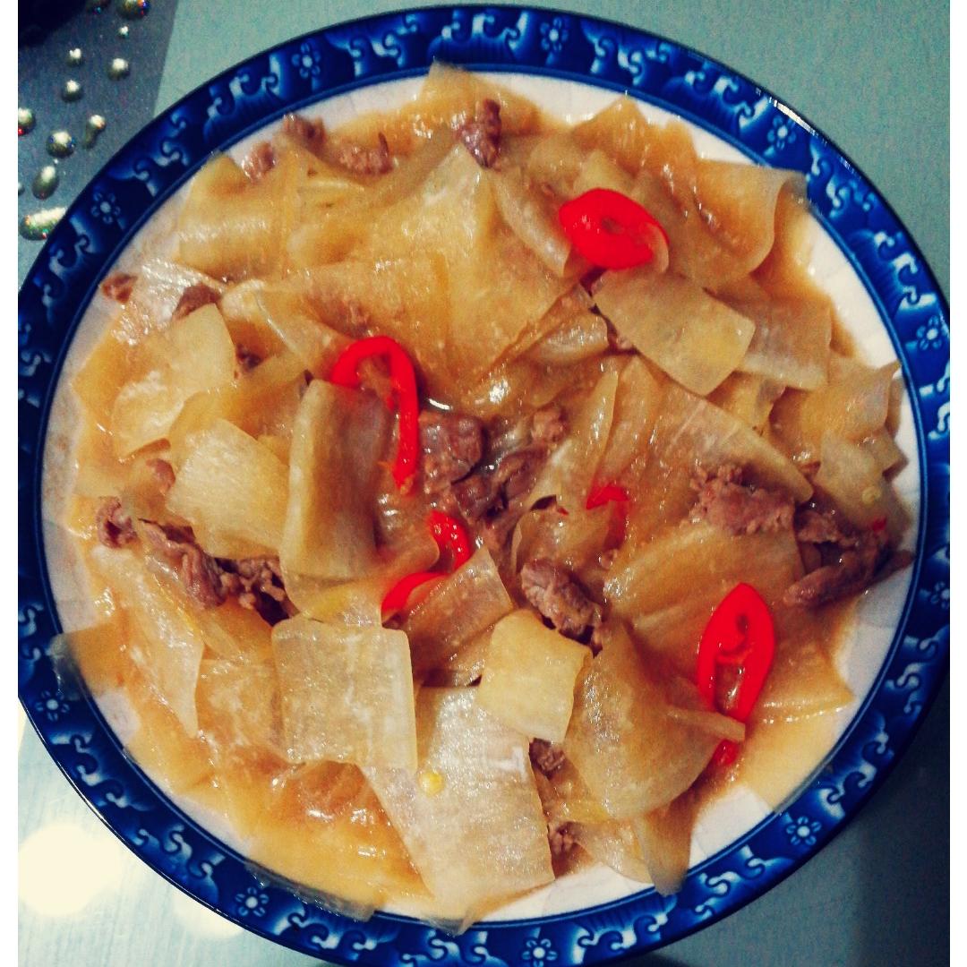 萝卜炒牛肉（超下饭感动哭系列）