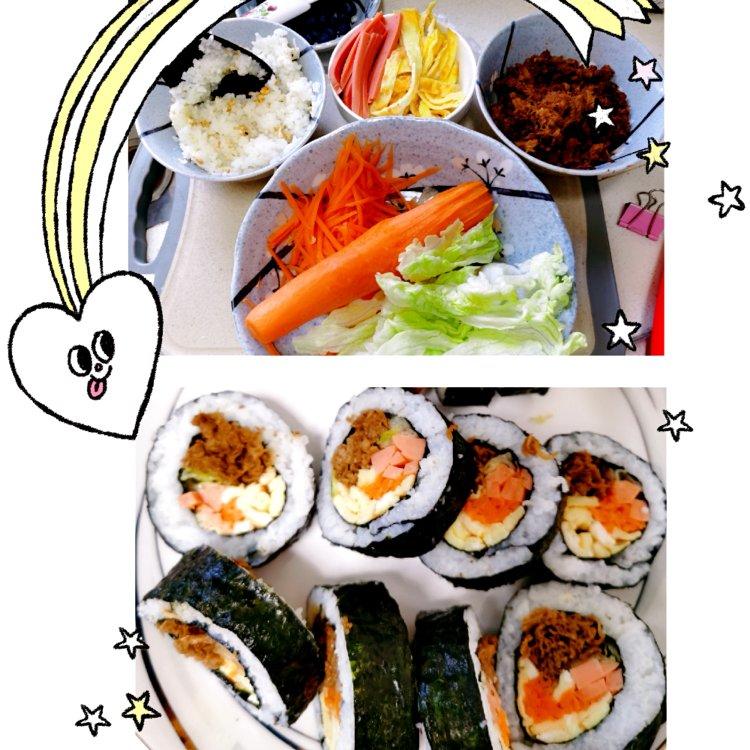 高颜值的紫菜包饭