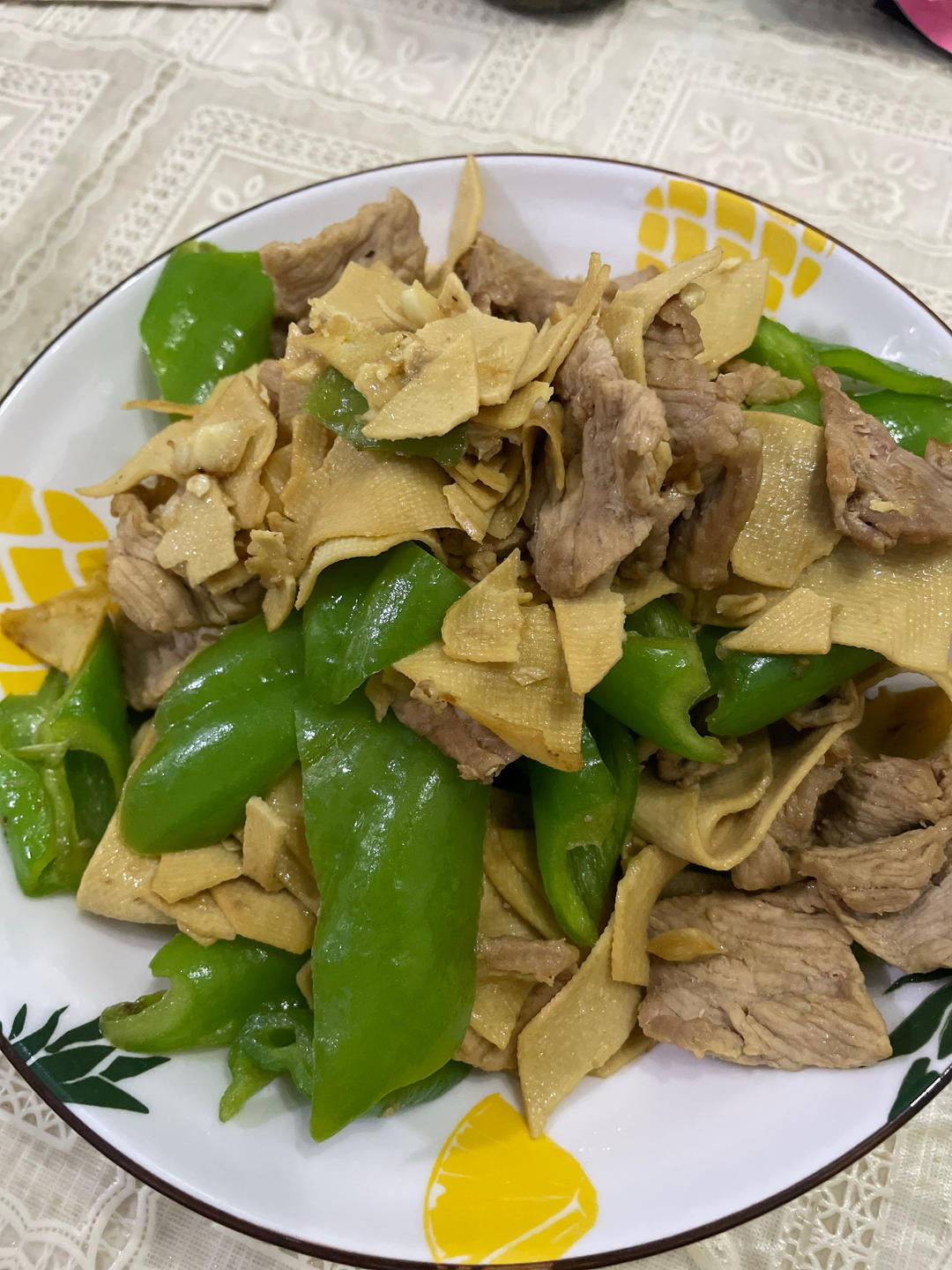 东北尖椒干豆腐