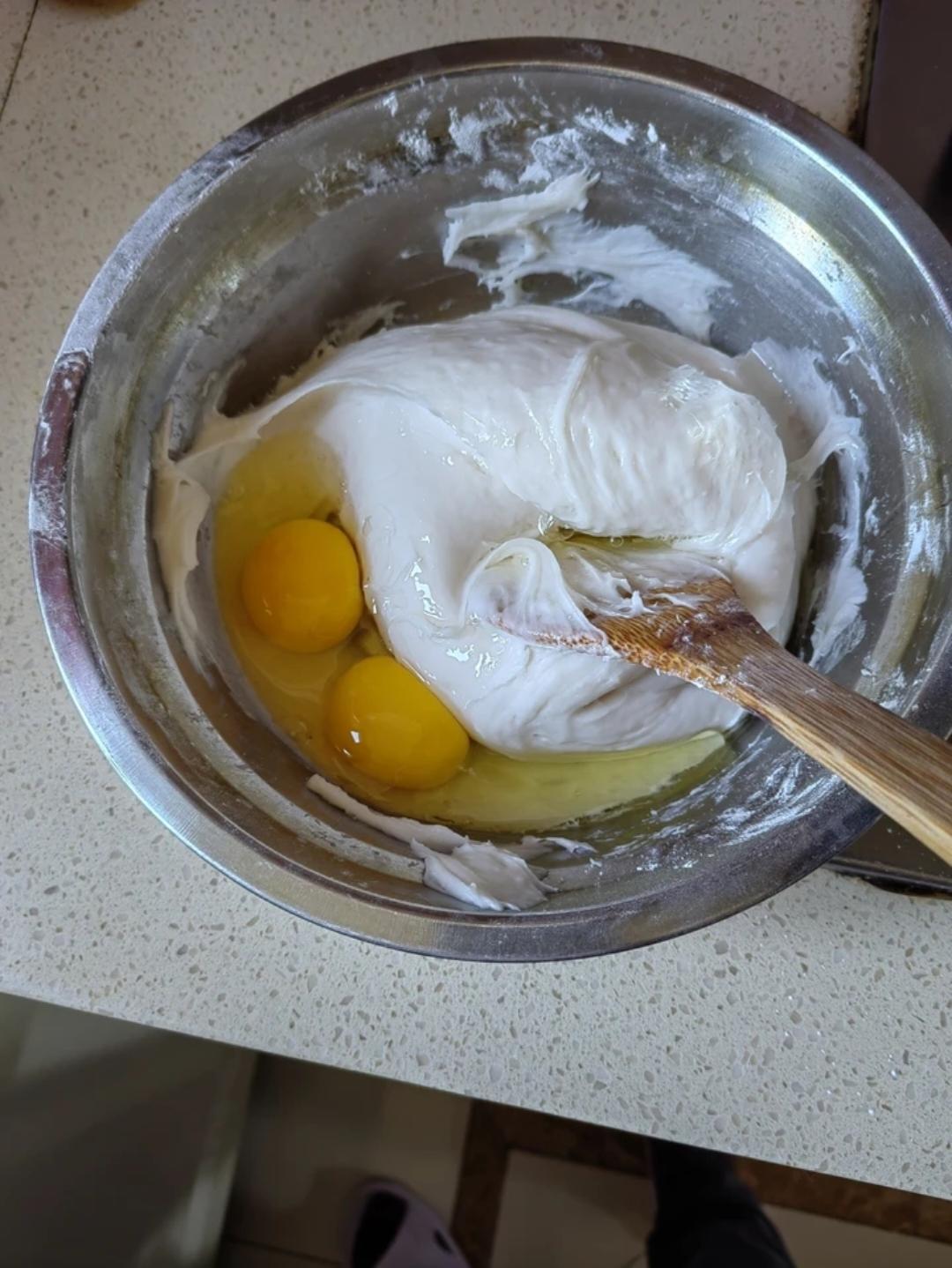 超简单的麻薯包！家里有木薯粉就能做！