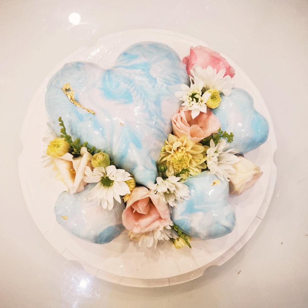 夏恬蜜桃乳酪慕斯蛋糕（6寸）