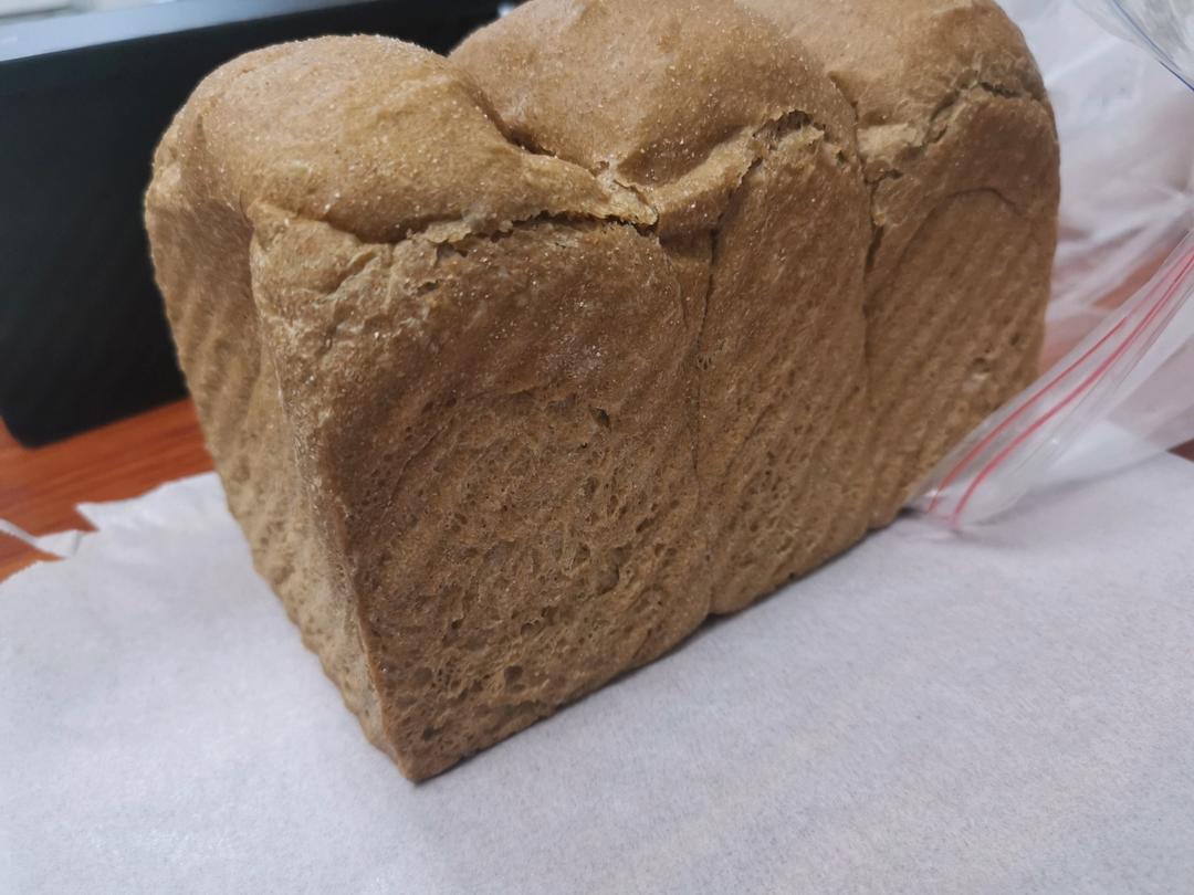 100%全麦吐司（无糖无油）