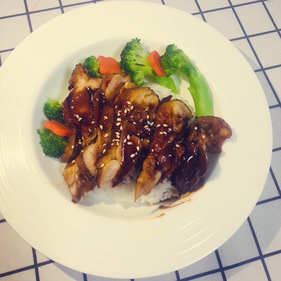 照烧鸡腿饭