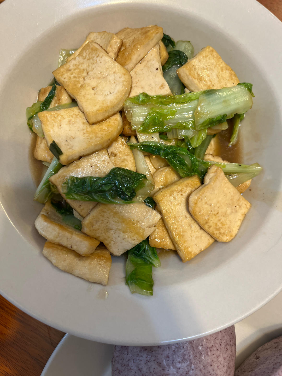 豆腐焖白菜