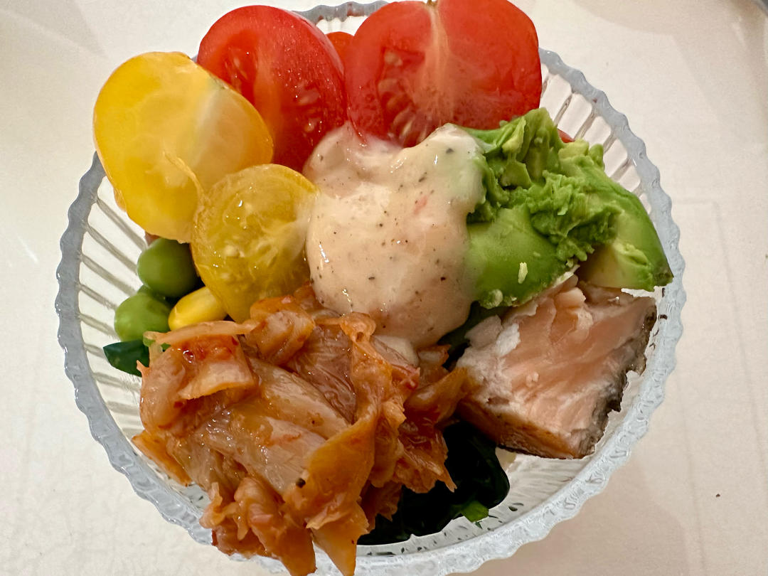 wagas同款泡菜三文鱼能量碗🍣