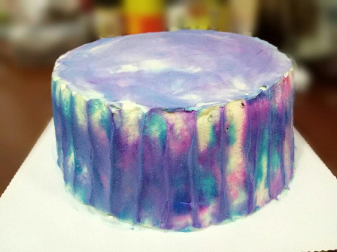 星空蛋糕的做法