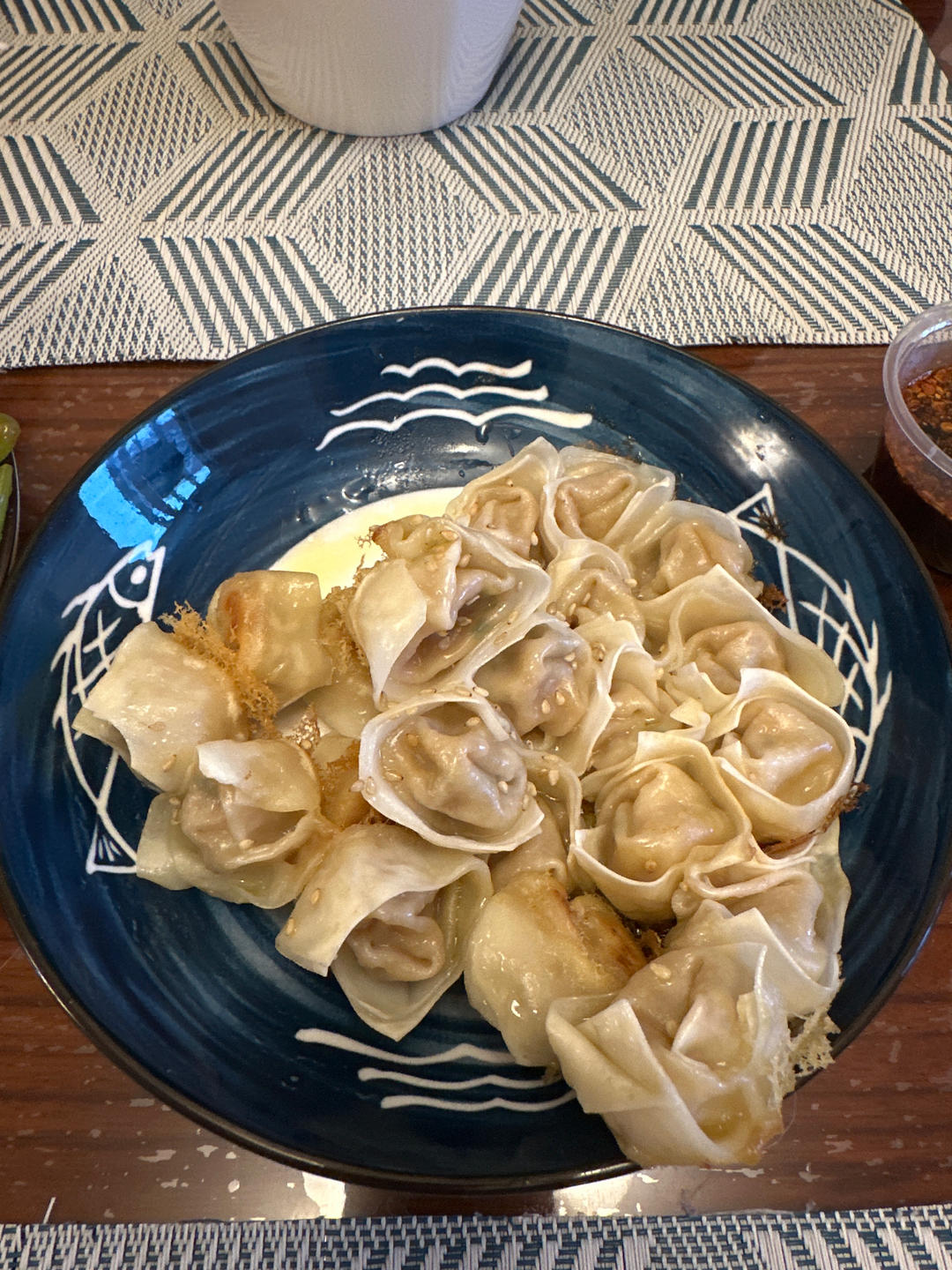 生煎(水煎)馄饨：三分钟