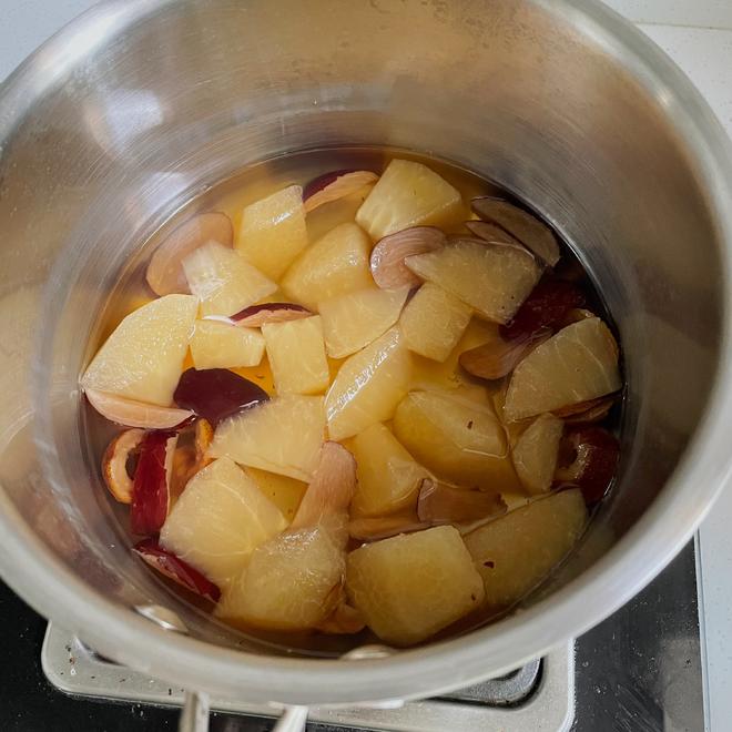苹果山楂红枣水的做法