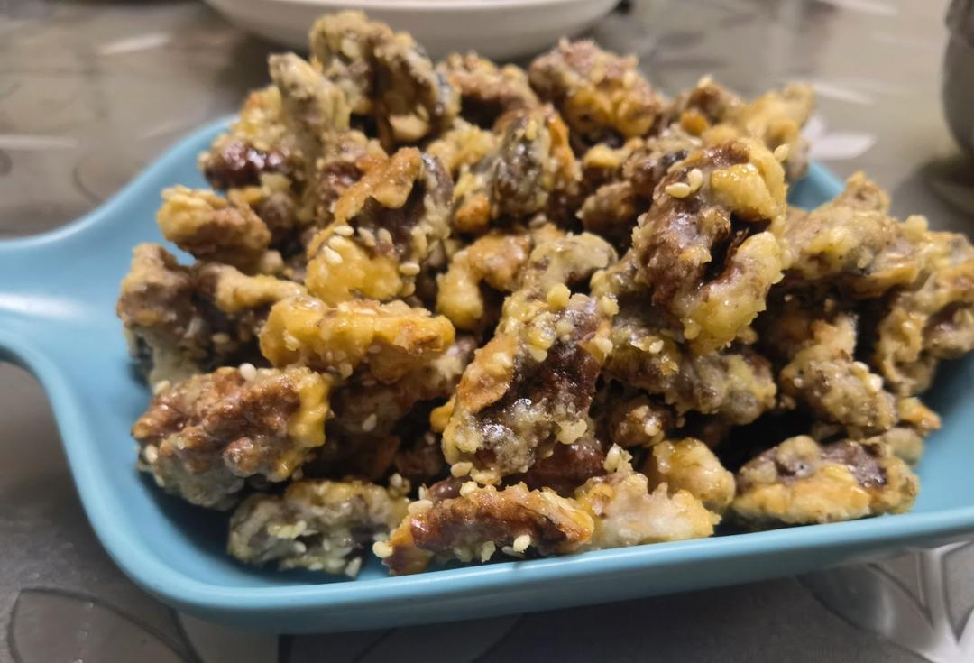 无油炸简易版琥珀核桃仁