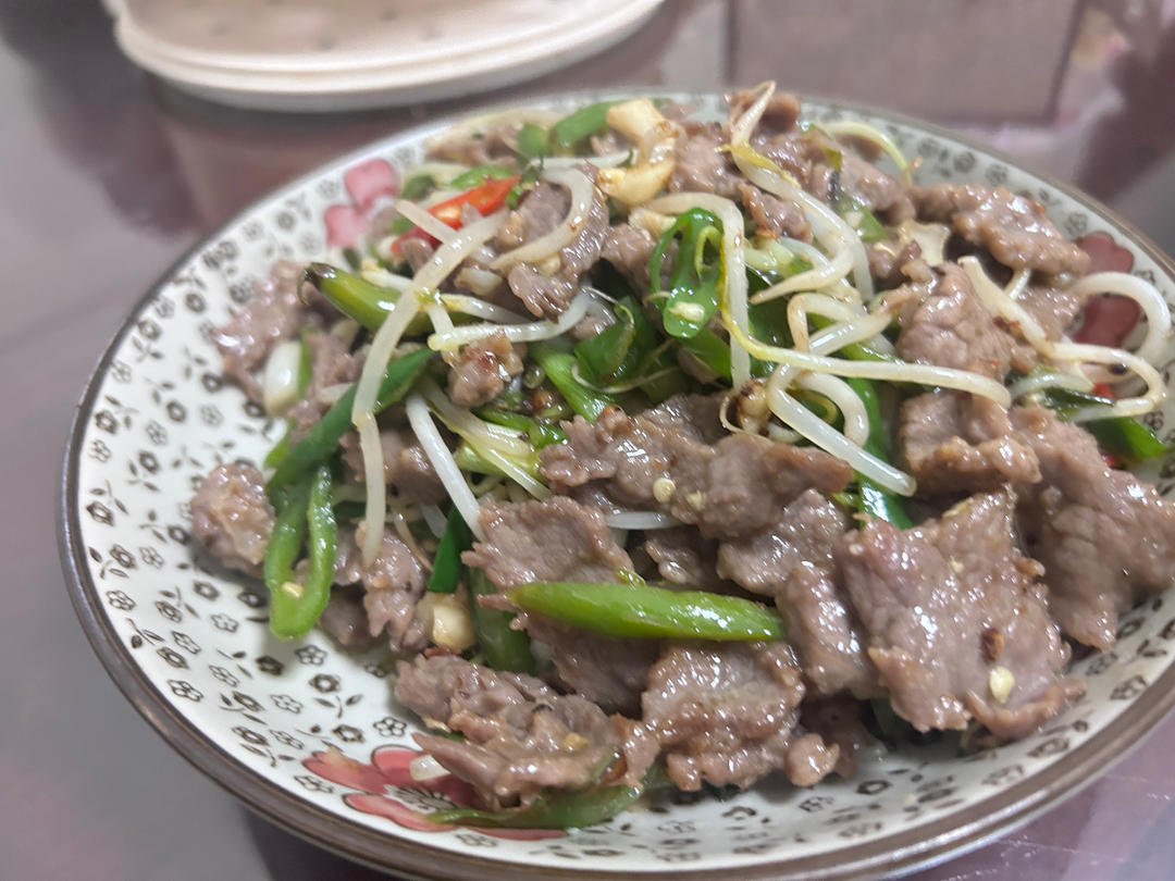 辣炒牛肉的做法