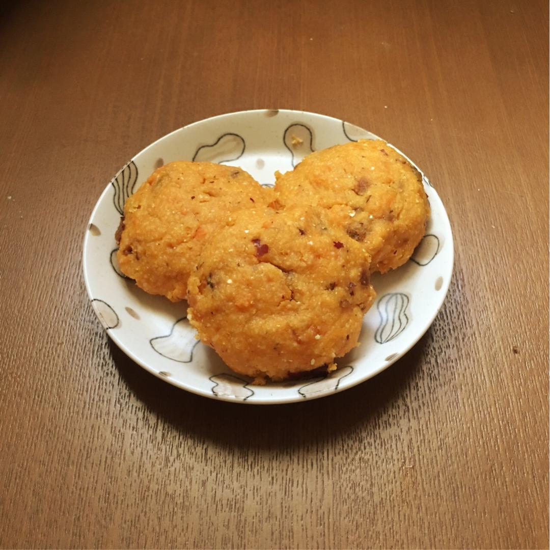 健康粗粮红薯玉米小饼