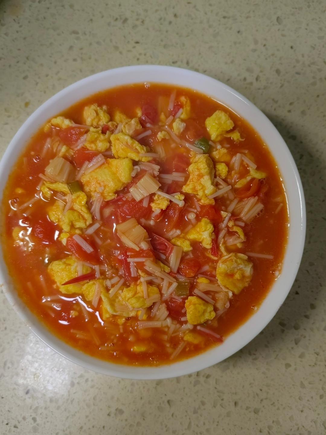 西红柿鸡蛋打卤面