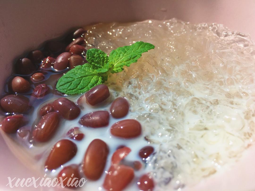 【小森妈妈菜谱】红豆牛奶燕窝