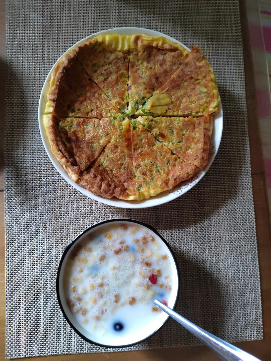 空气炸锅牛奶鸡蛋饼