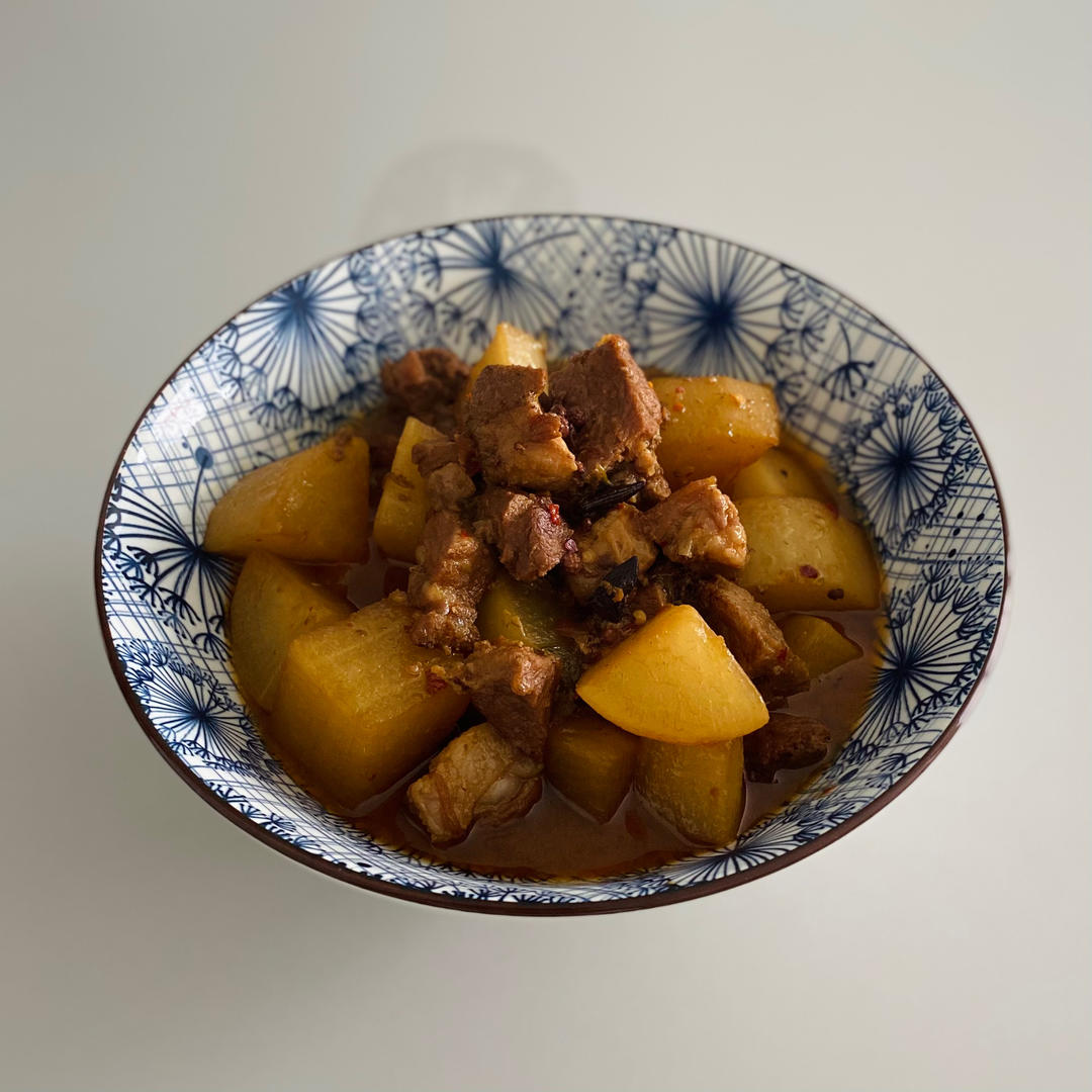 红烧羊肉炖萝卜