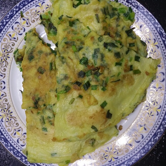 韭菜鸡蛋饼