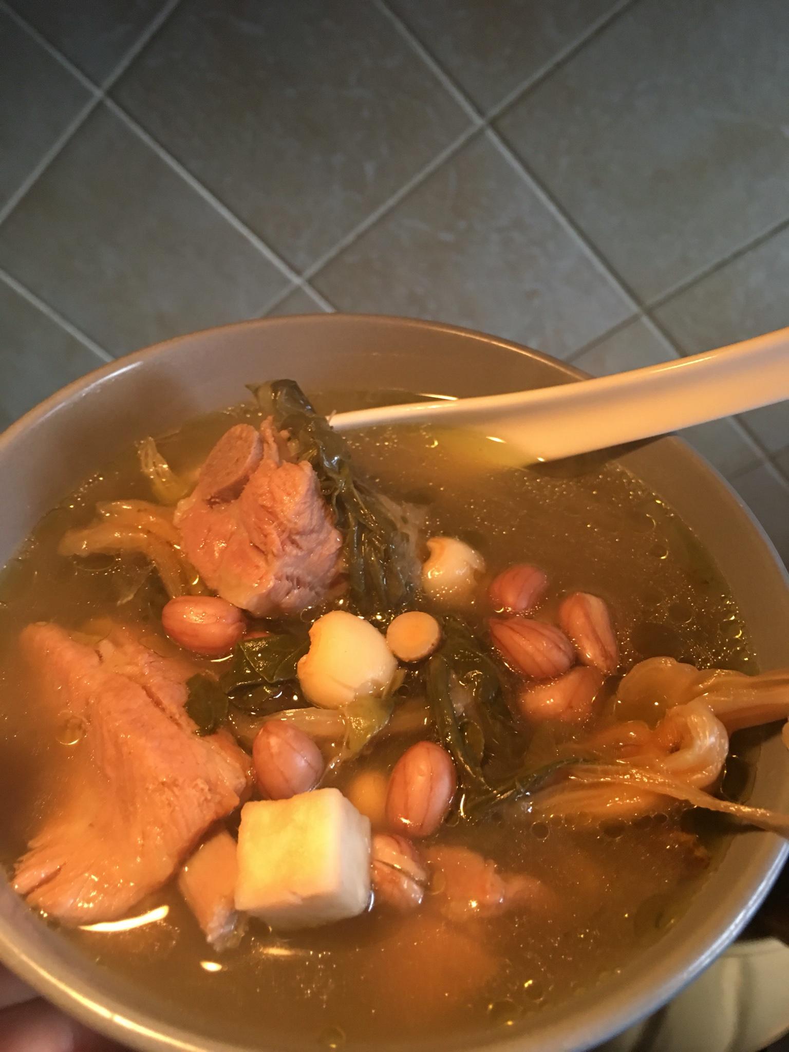 菜干猪骨汤的做法
