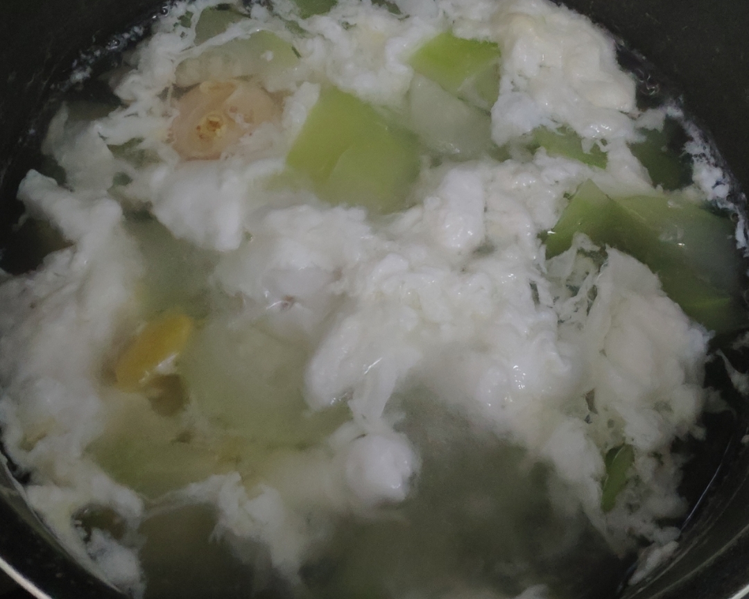 地道广州味.节瓜咸蛋滚汤的做法