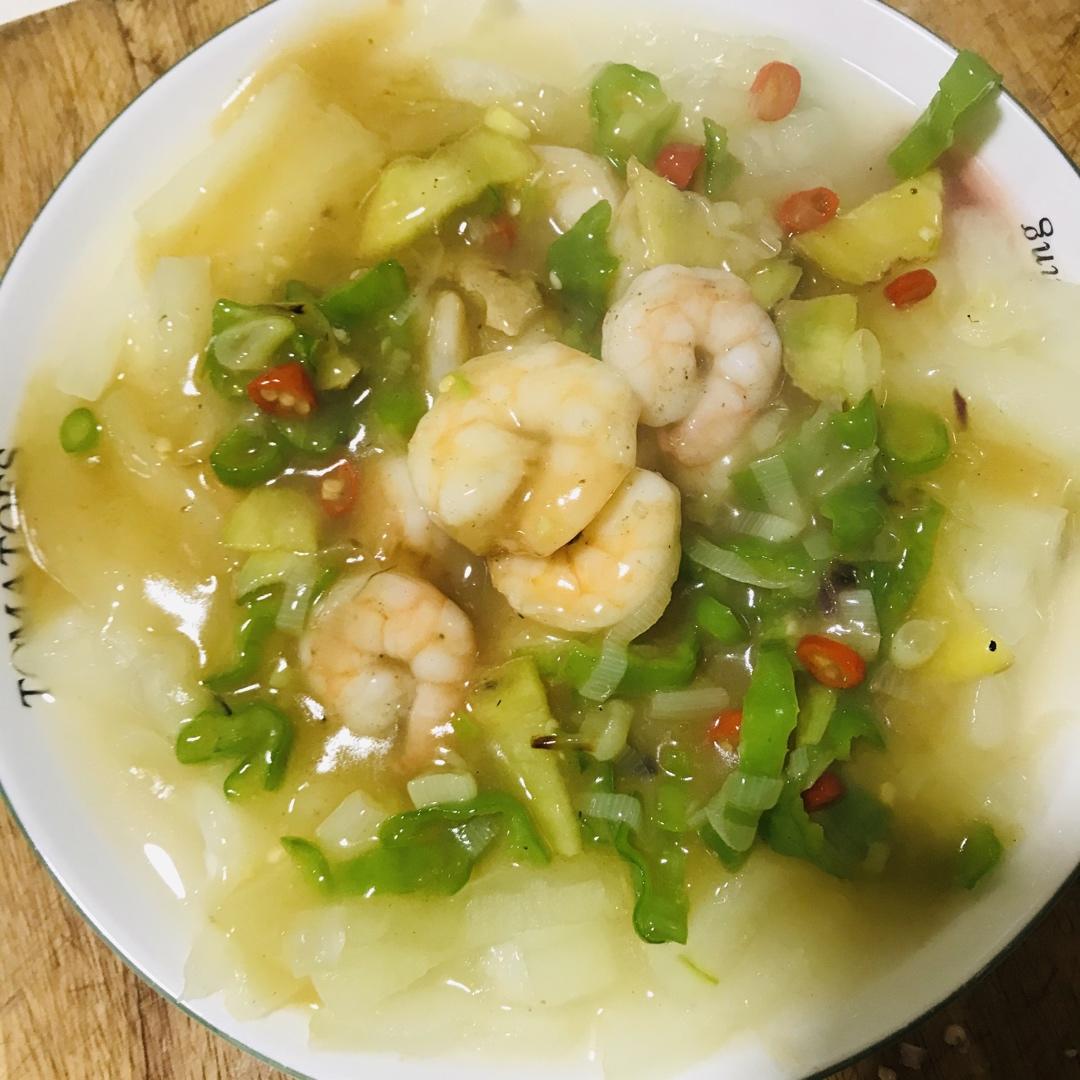 虾仁水晶冬瓜