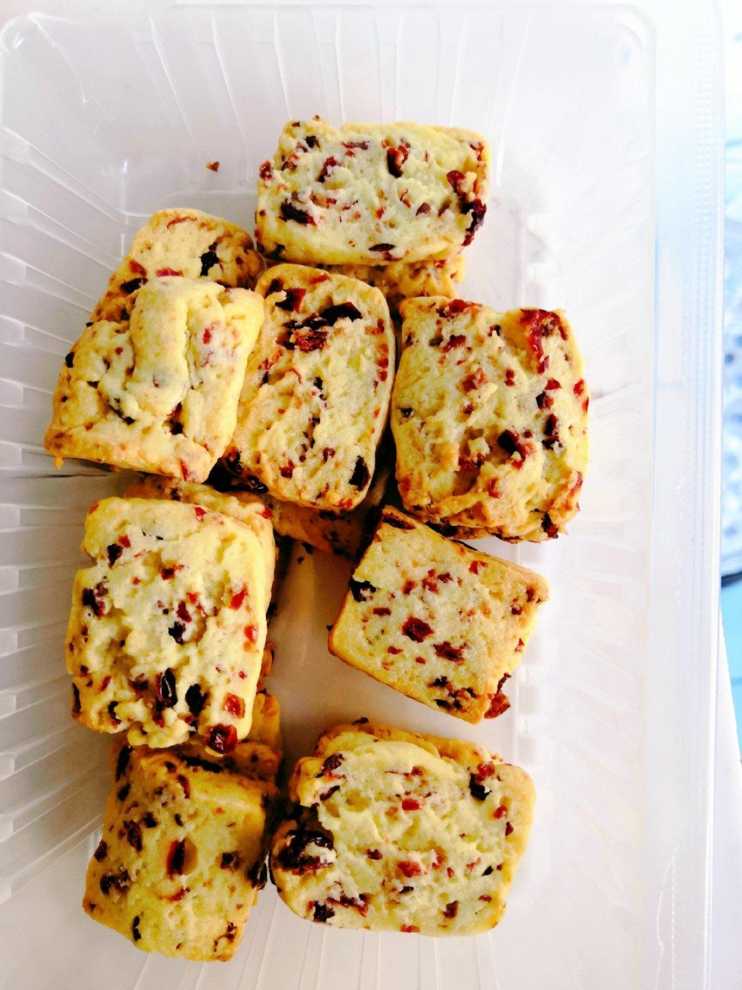 低糖少油版蔓越莓饼干