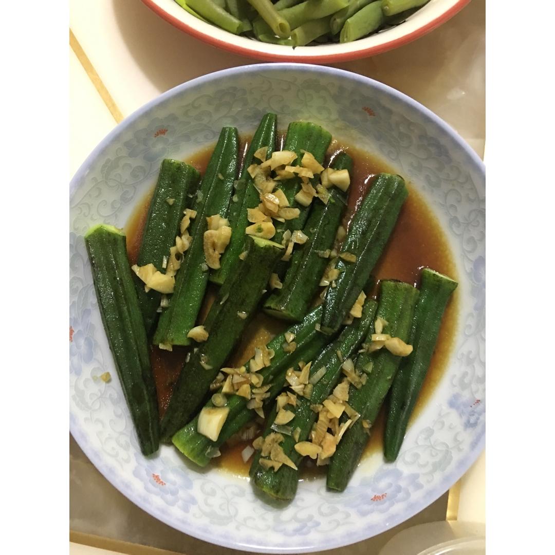 蒜蓉秋葵