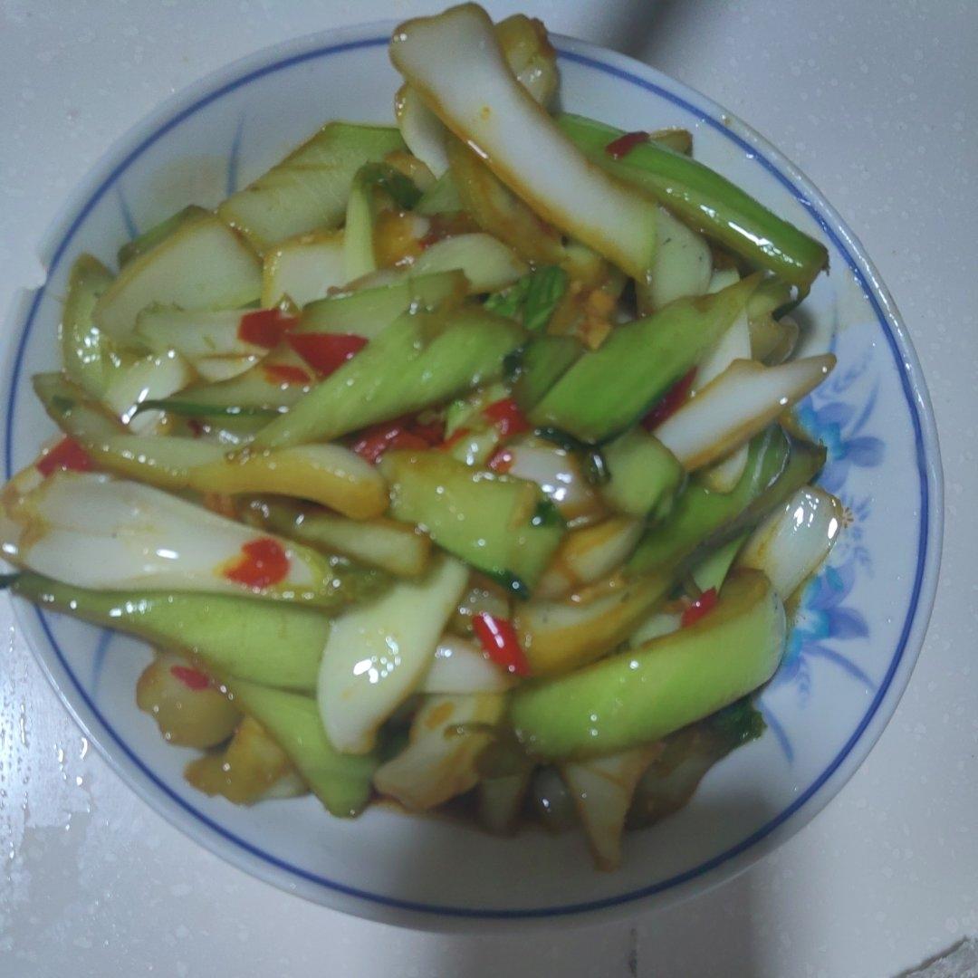小炒青菜梗