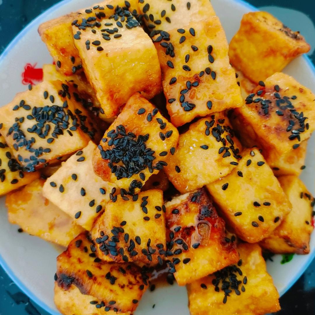 10分钟快手餐！糖醋脆皮豆腐‼️