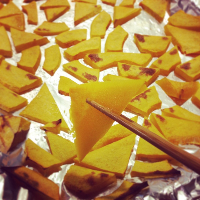 【香糯烤南瓜】零难度 无糖无油小零嘴