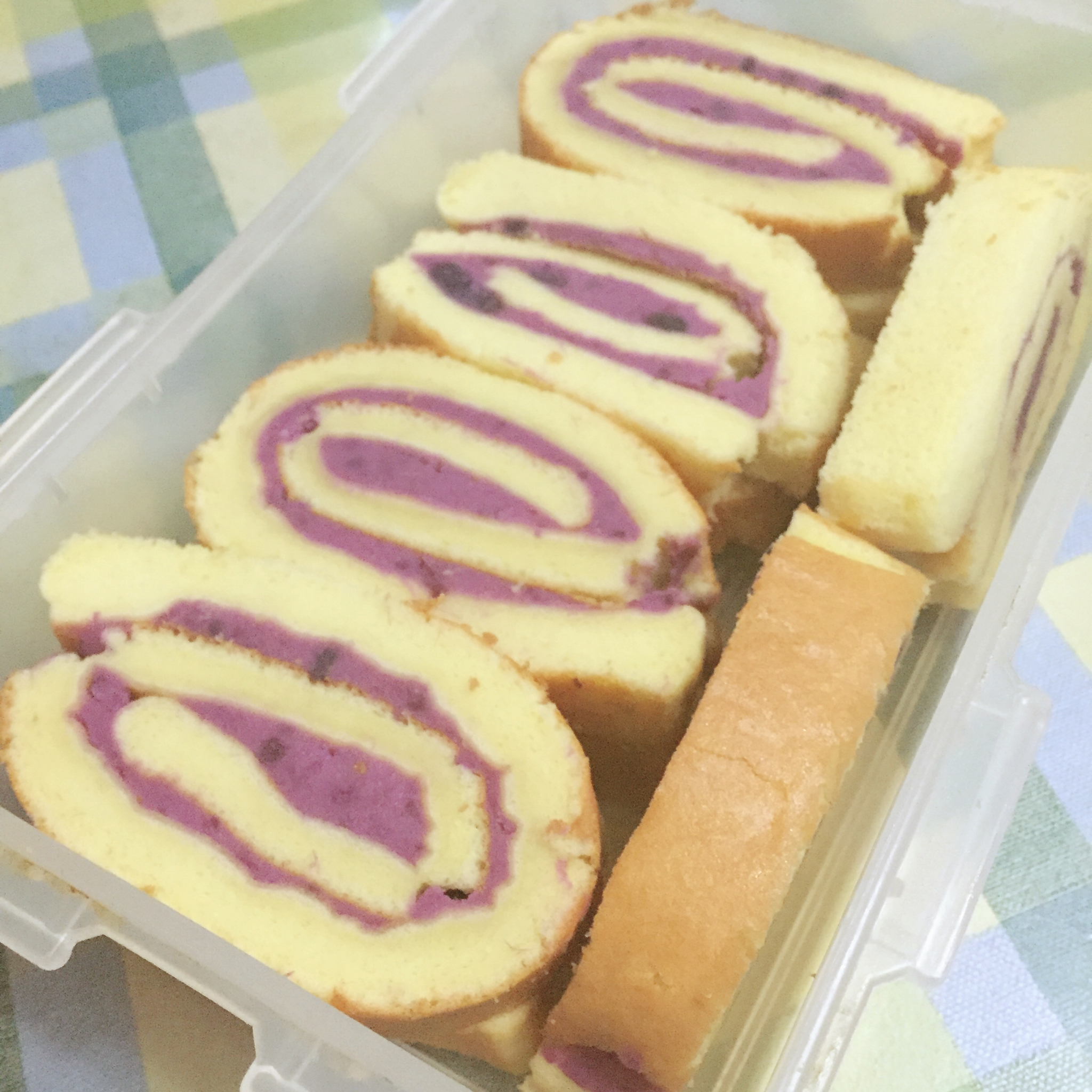 紫薯蛋糕卷