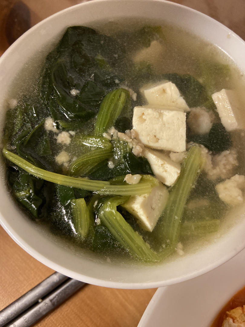 菠菜豆腐汤