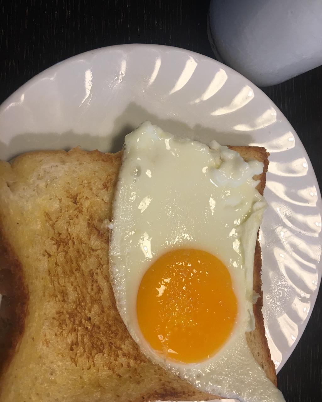 煎蛋(太阳蛋的做法）