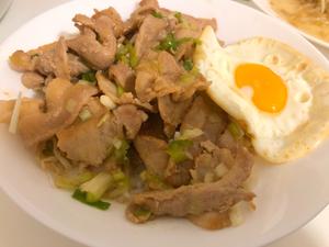 日式料理之～【大葱炒五花猪肉片】的做法 步骤10