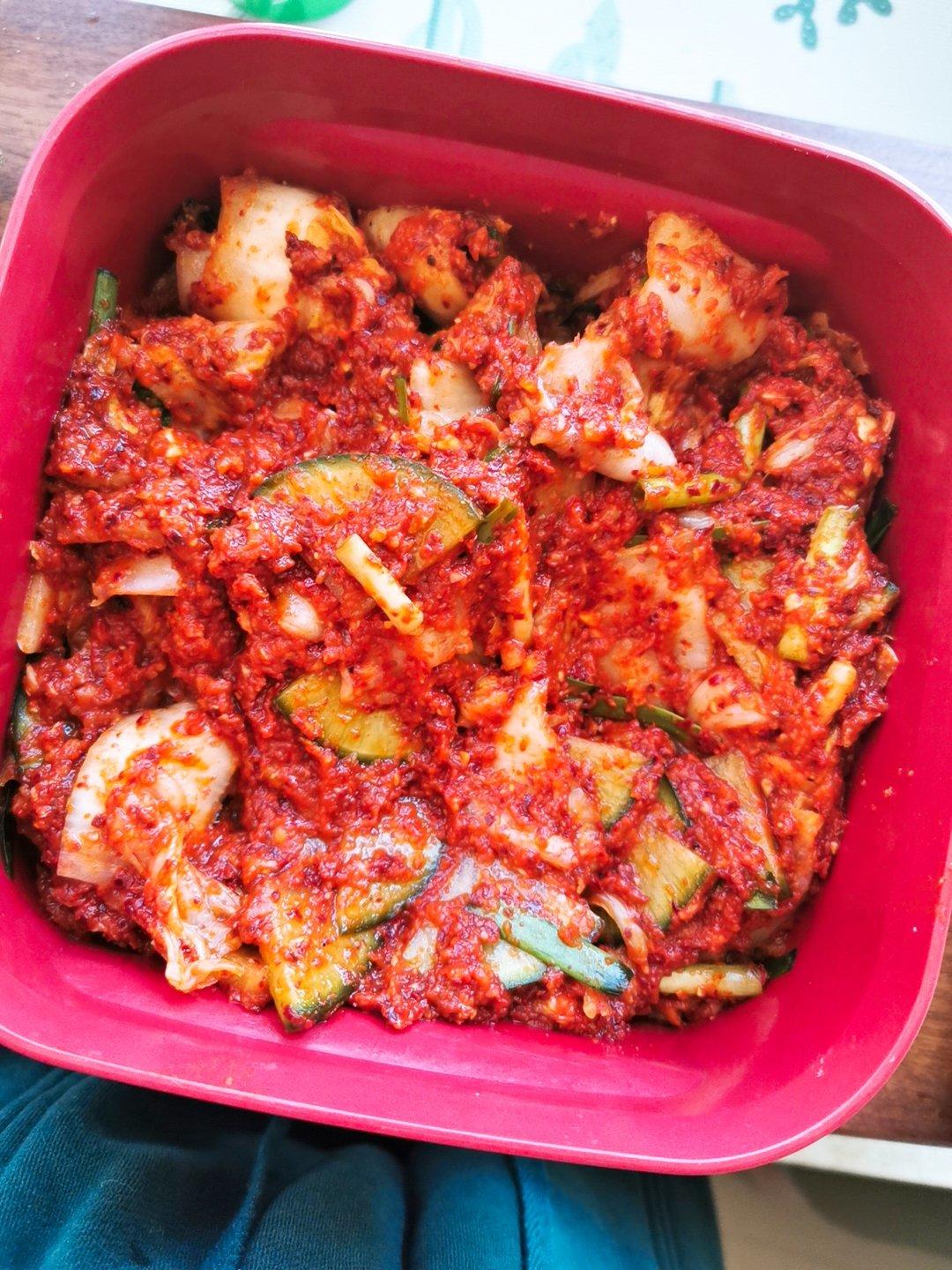 全老师家的辣白菜（韩国的一种家庭做法）